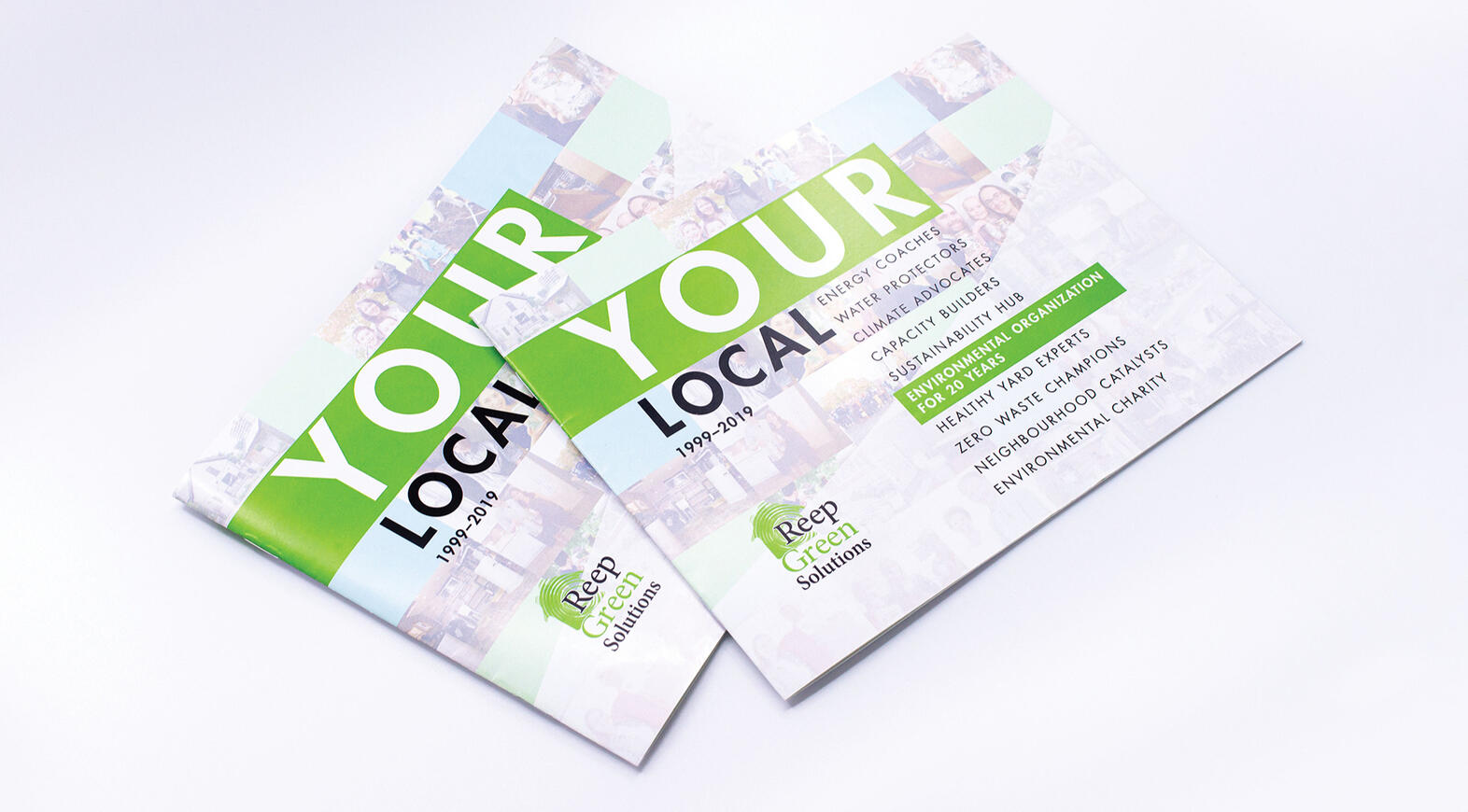 REEP GREEN SOLUTIONS | Brand material and signage for a local environmental organization